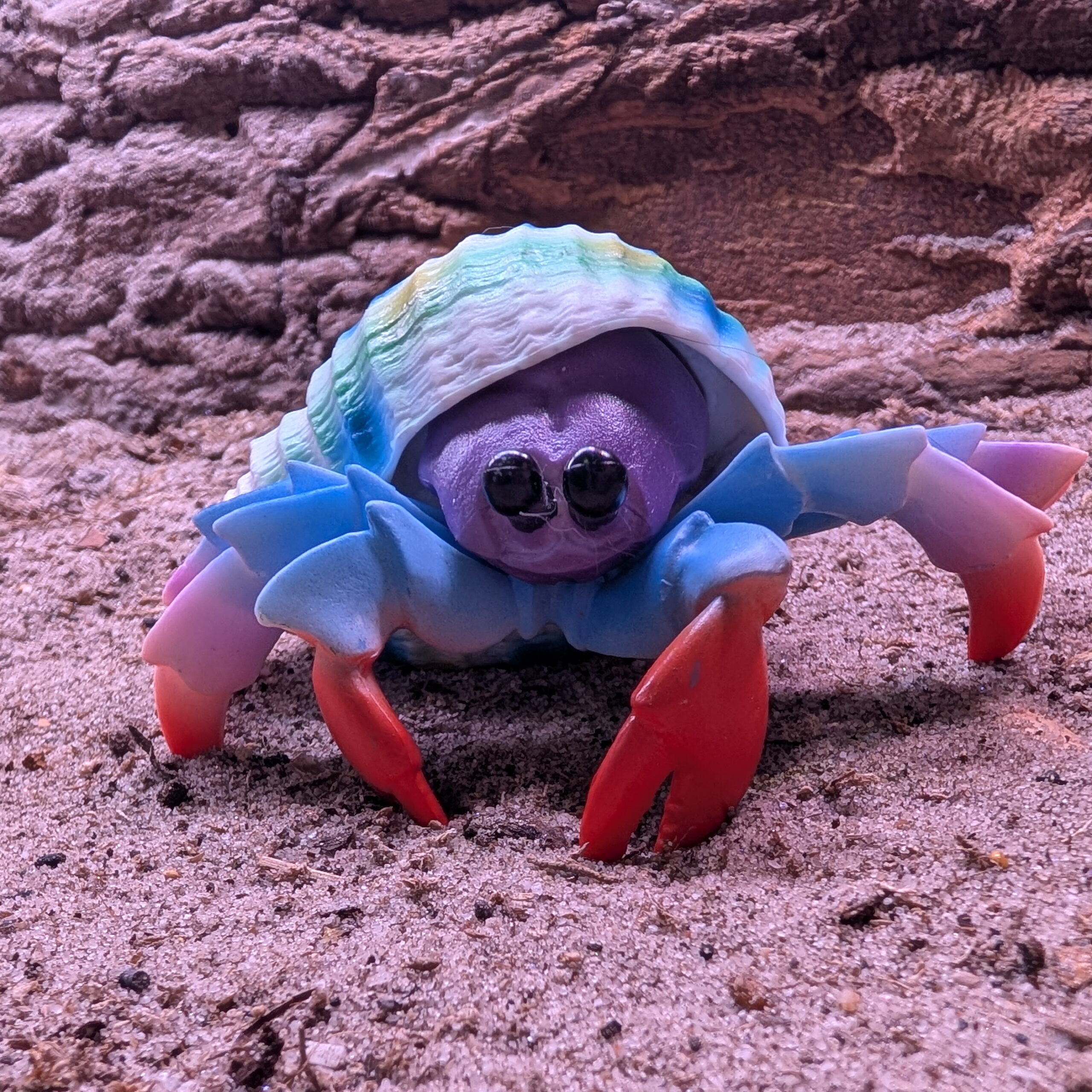 Lifelike Hermit Crab Toy Figure – Hermit Crab Keeper Companion