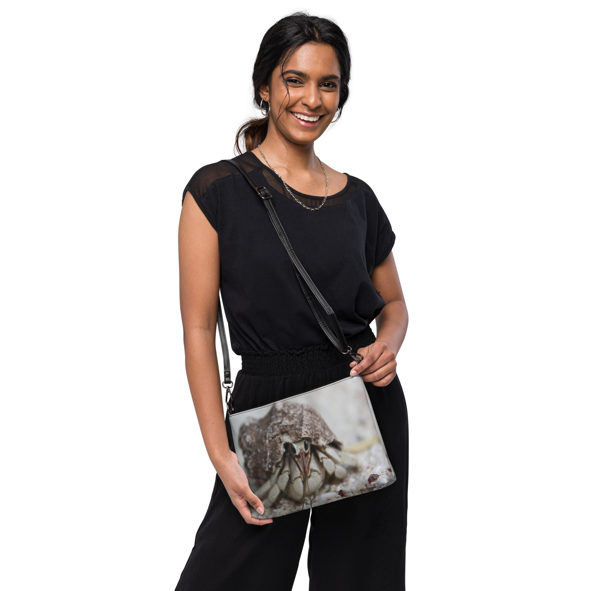 White Hermit Crab Crossbody bag - Image 2