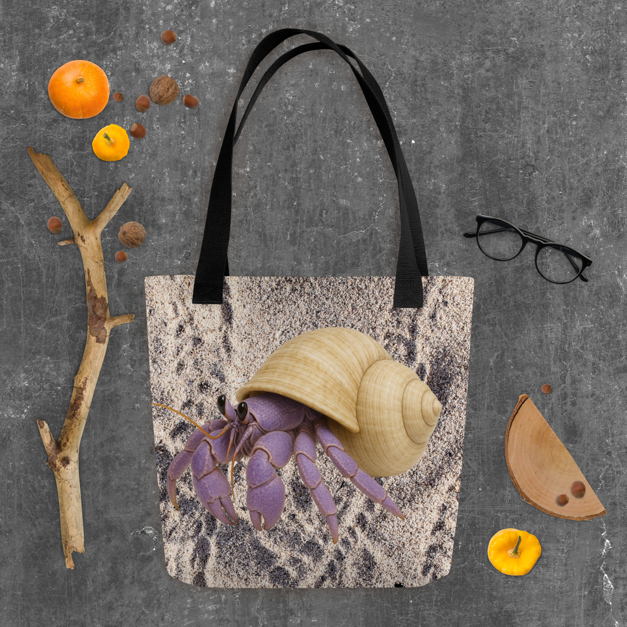 Hermit Crab Purple Tote bag - Image 3