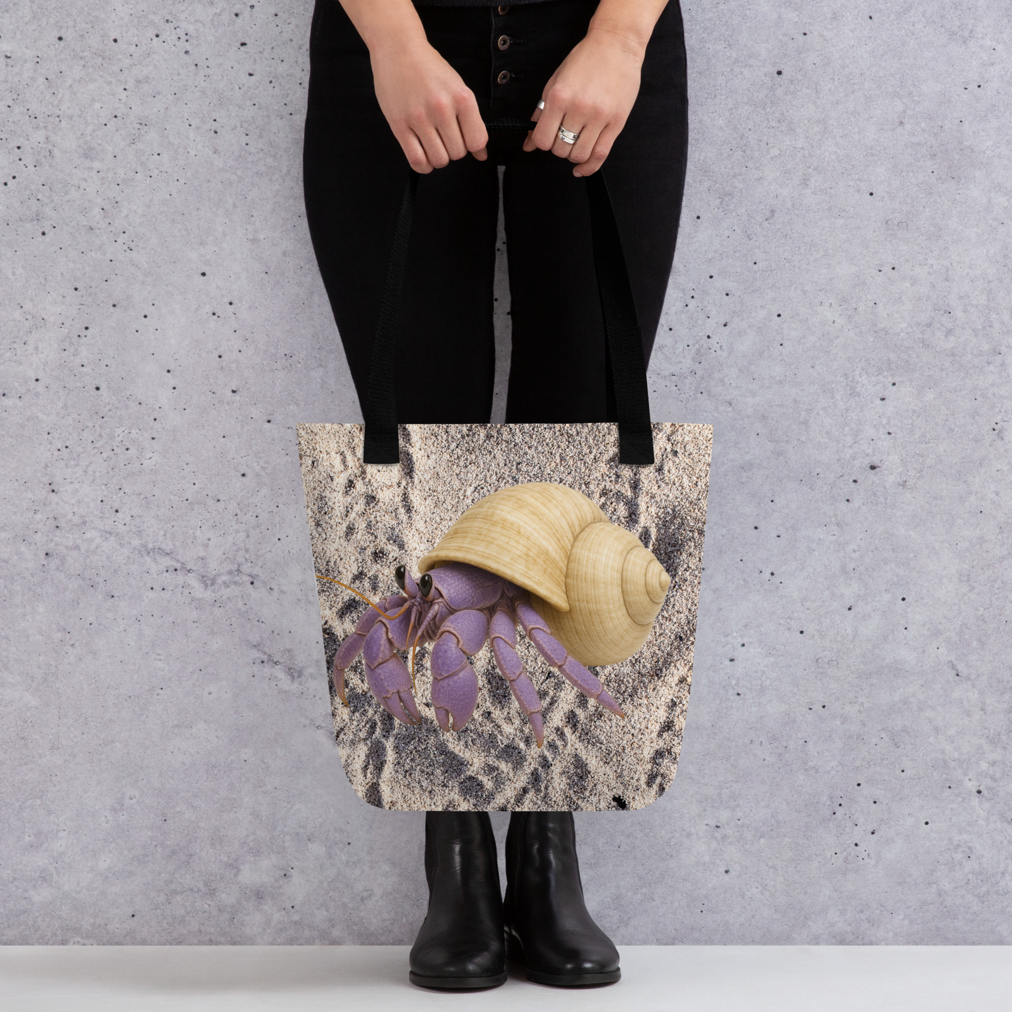 Hermit Crab Purple Tote bag - Image 6
