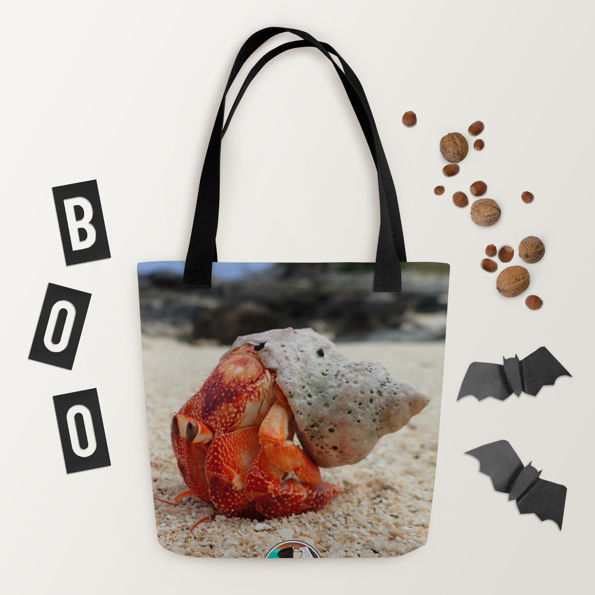 Strawberry Hermit Crab Tote bag - Image 4