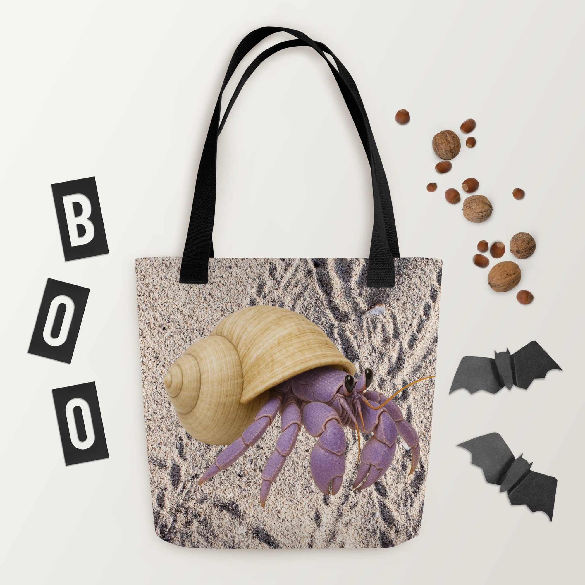 Hermit Crab Purple Tote bag
