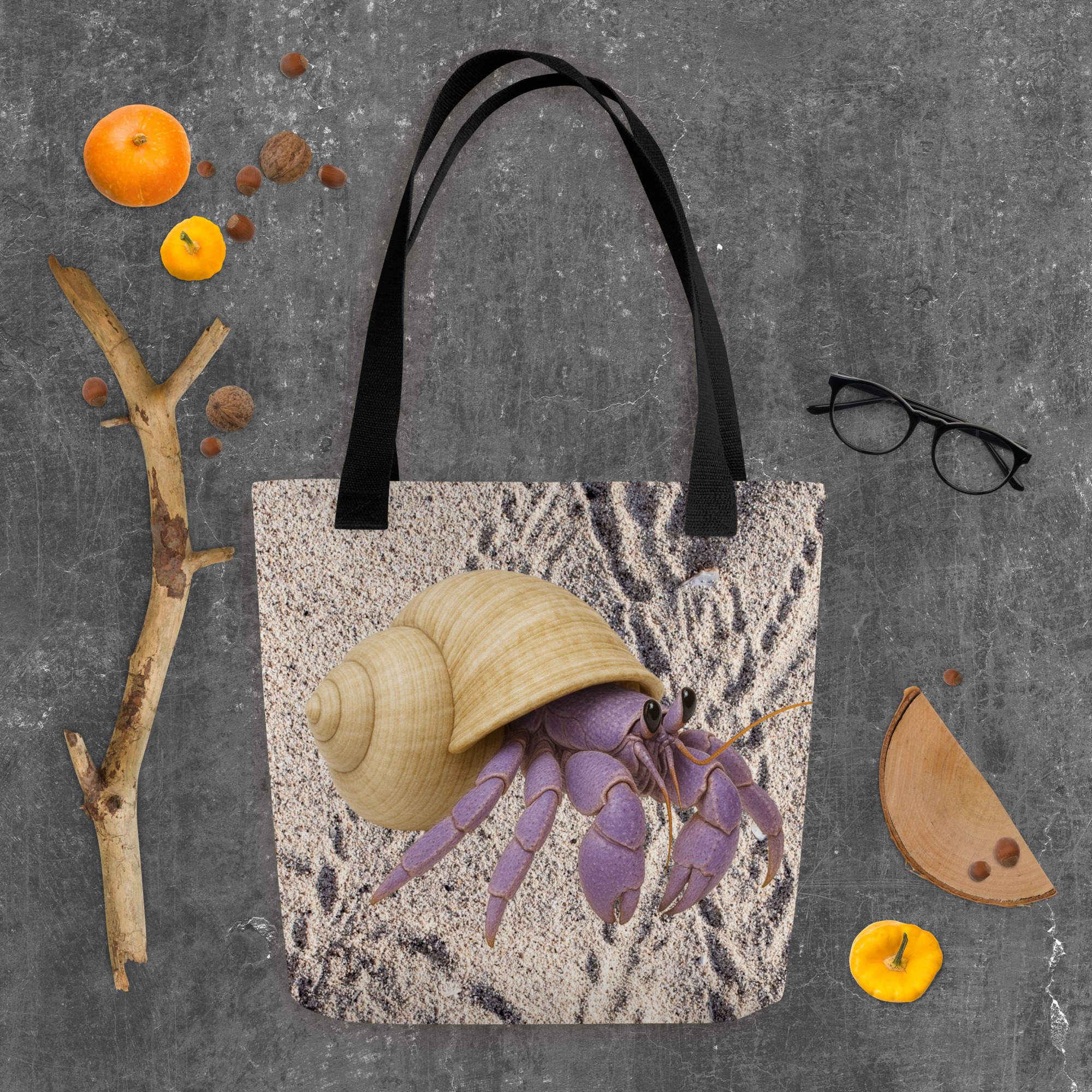 Hermit Crab Purple Tote bag - Image 2