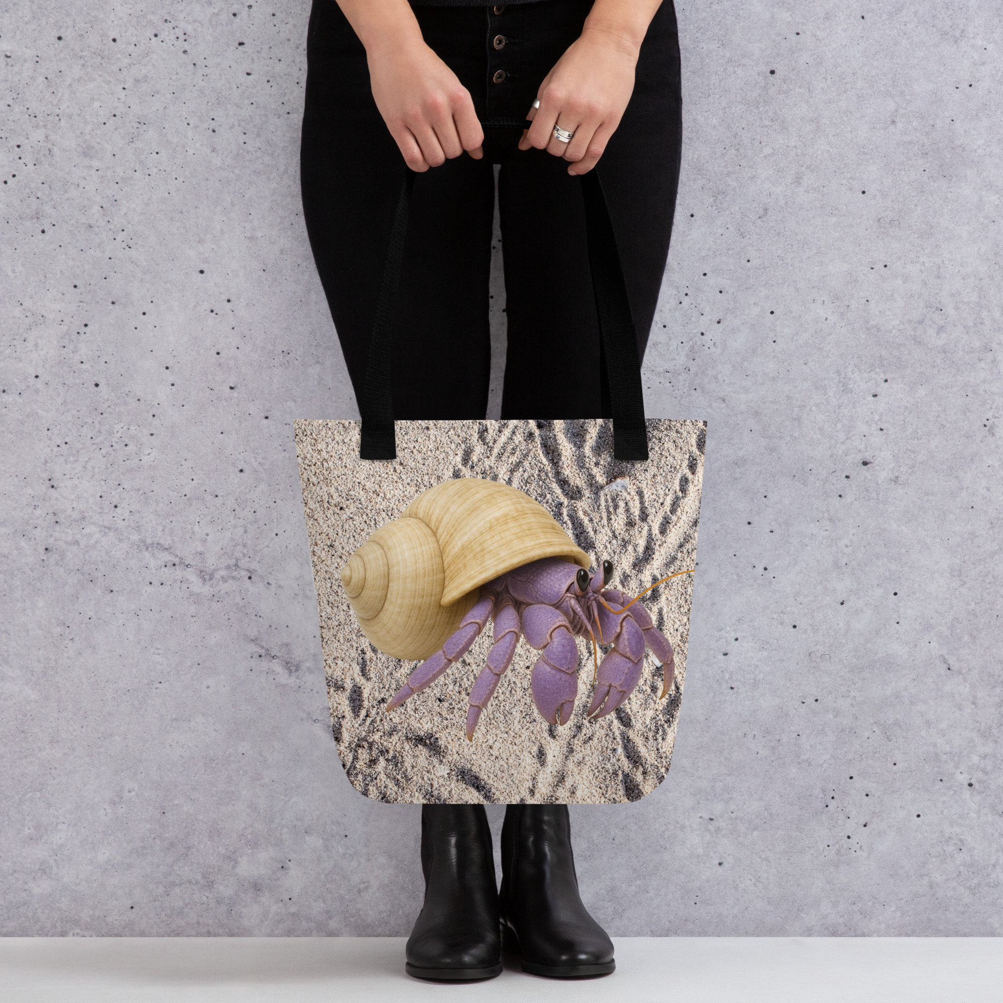 Hermit Crab Purple Tote bag - Image 7