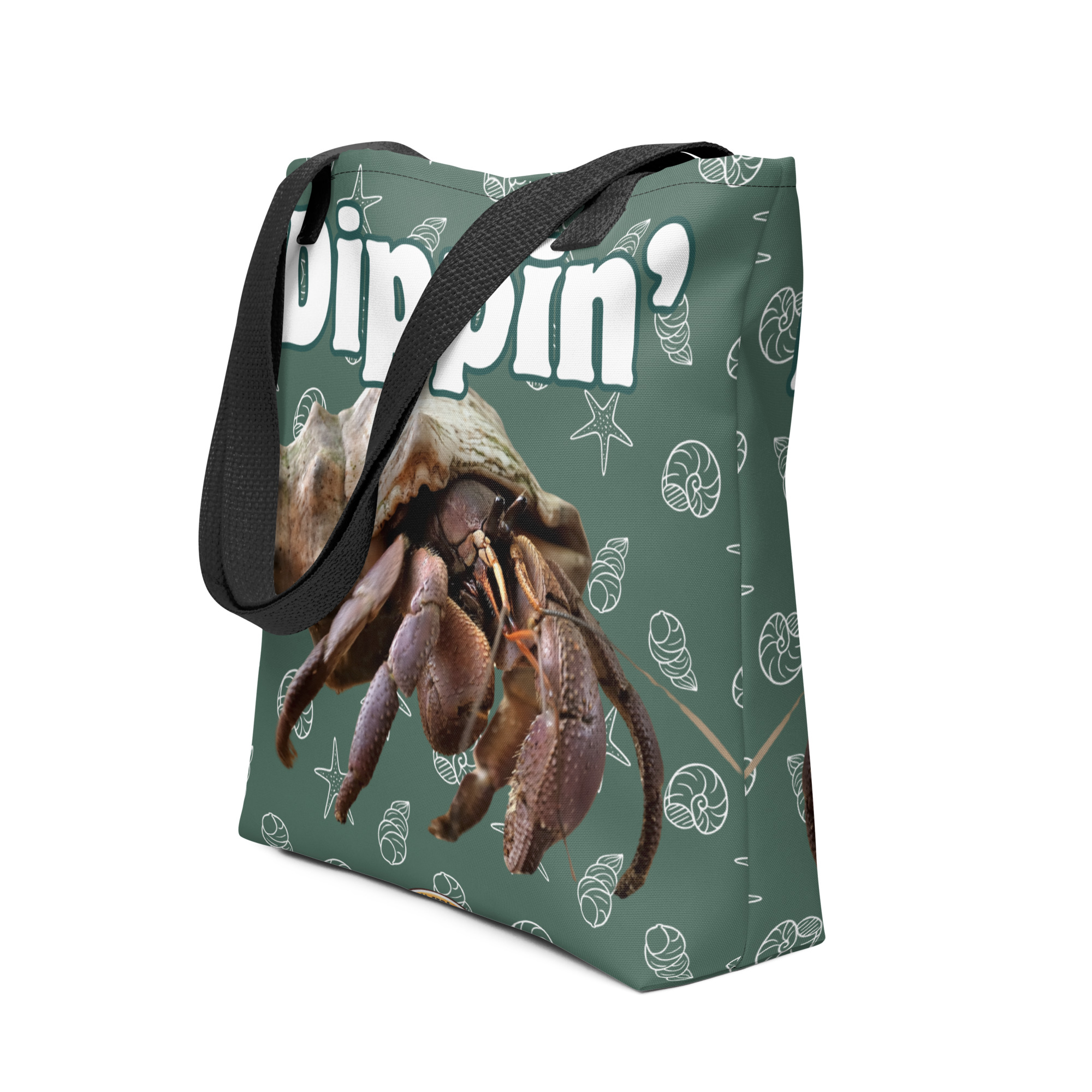 Dippin' Hermit Crab Small Tote bag