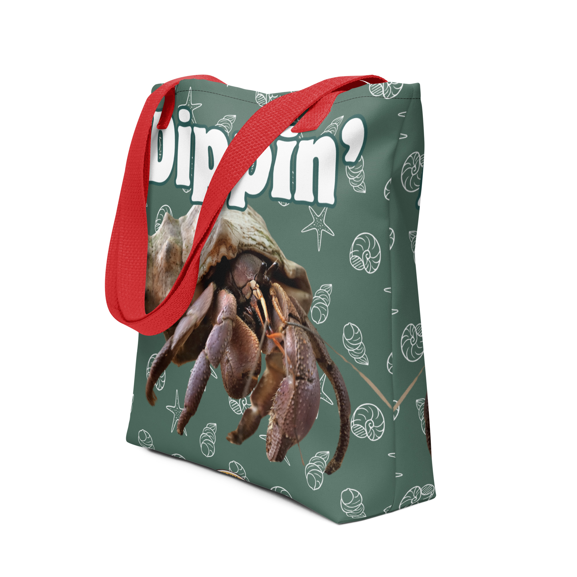 Dippin' Hermit Crab Small Tote bag - Image 2