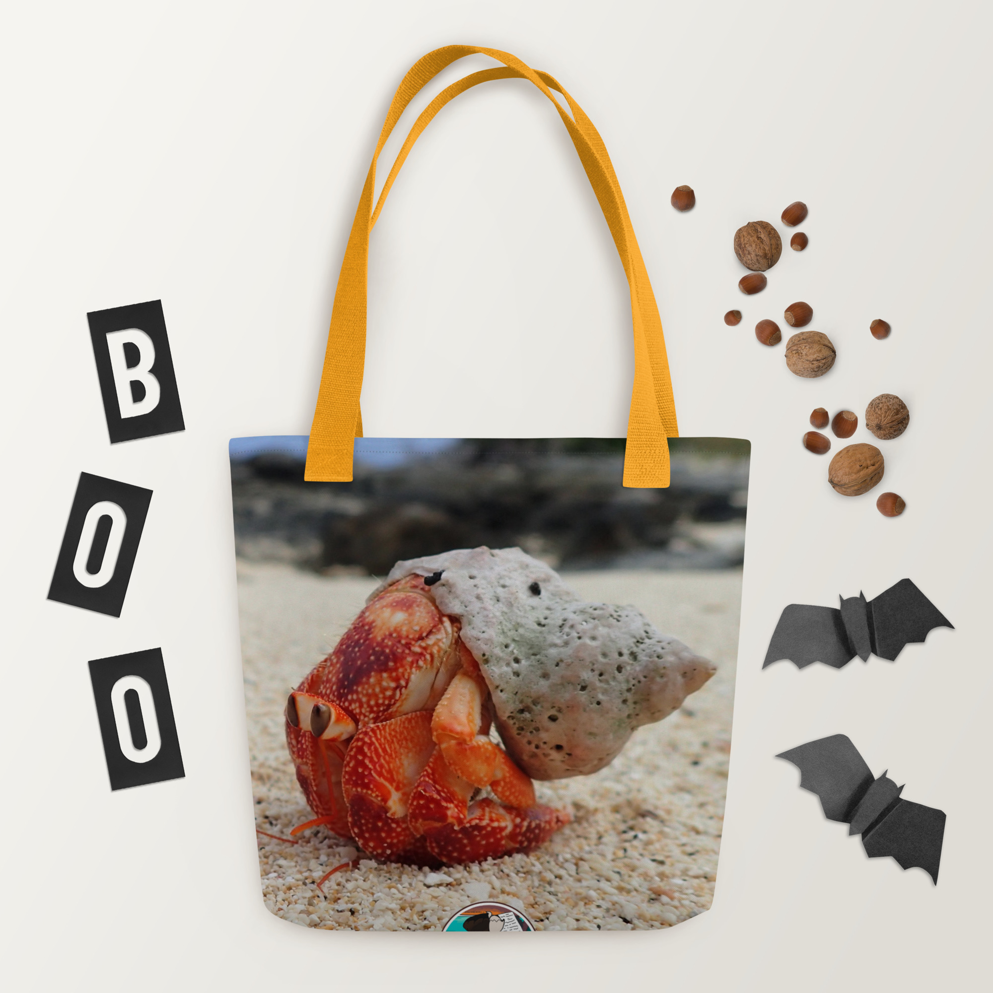Strawberry Hermit Crab Tote bag - Image 12