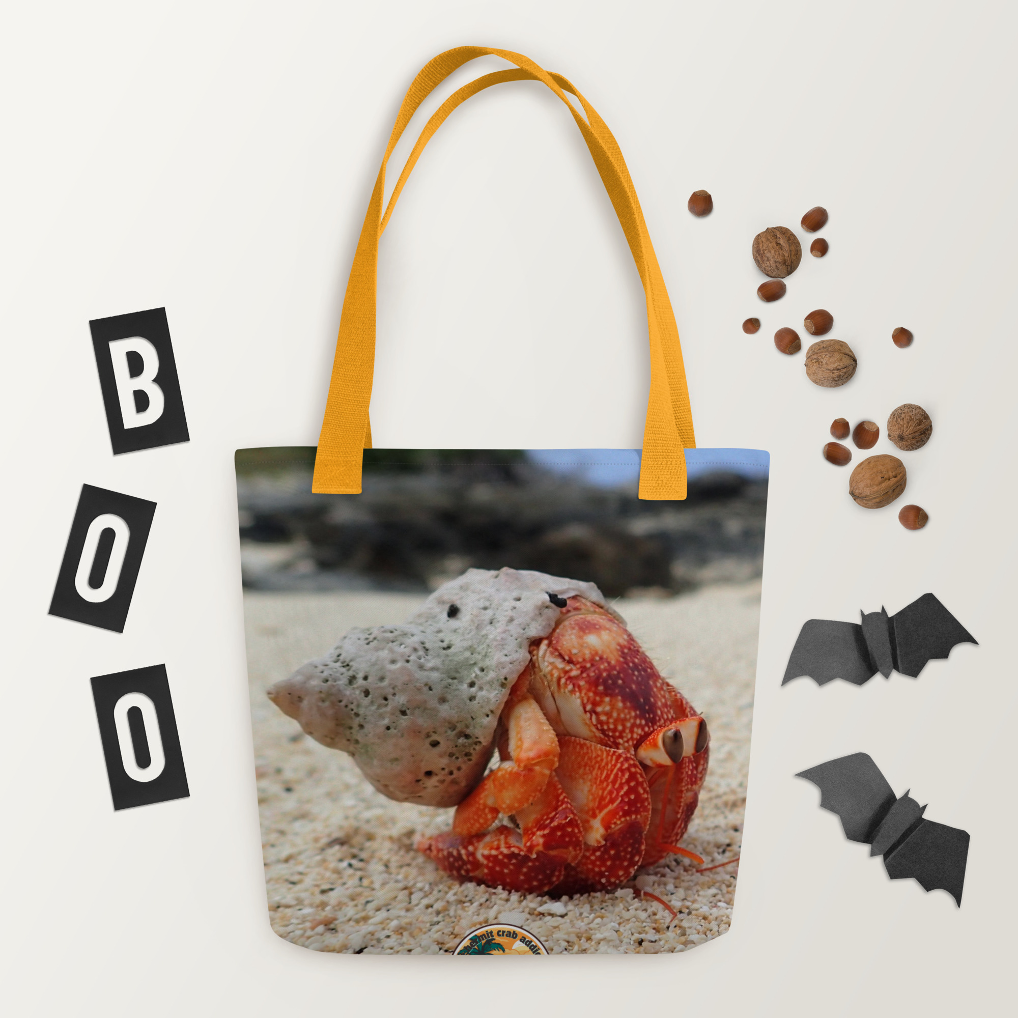 Strawberry Hermit Crab Tote bag - Image 10