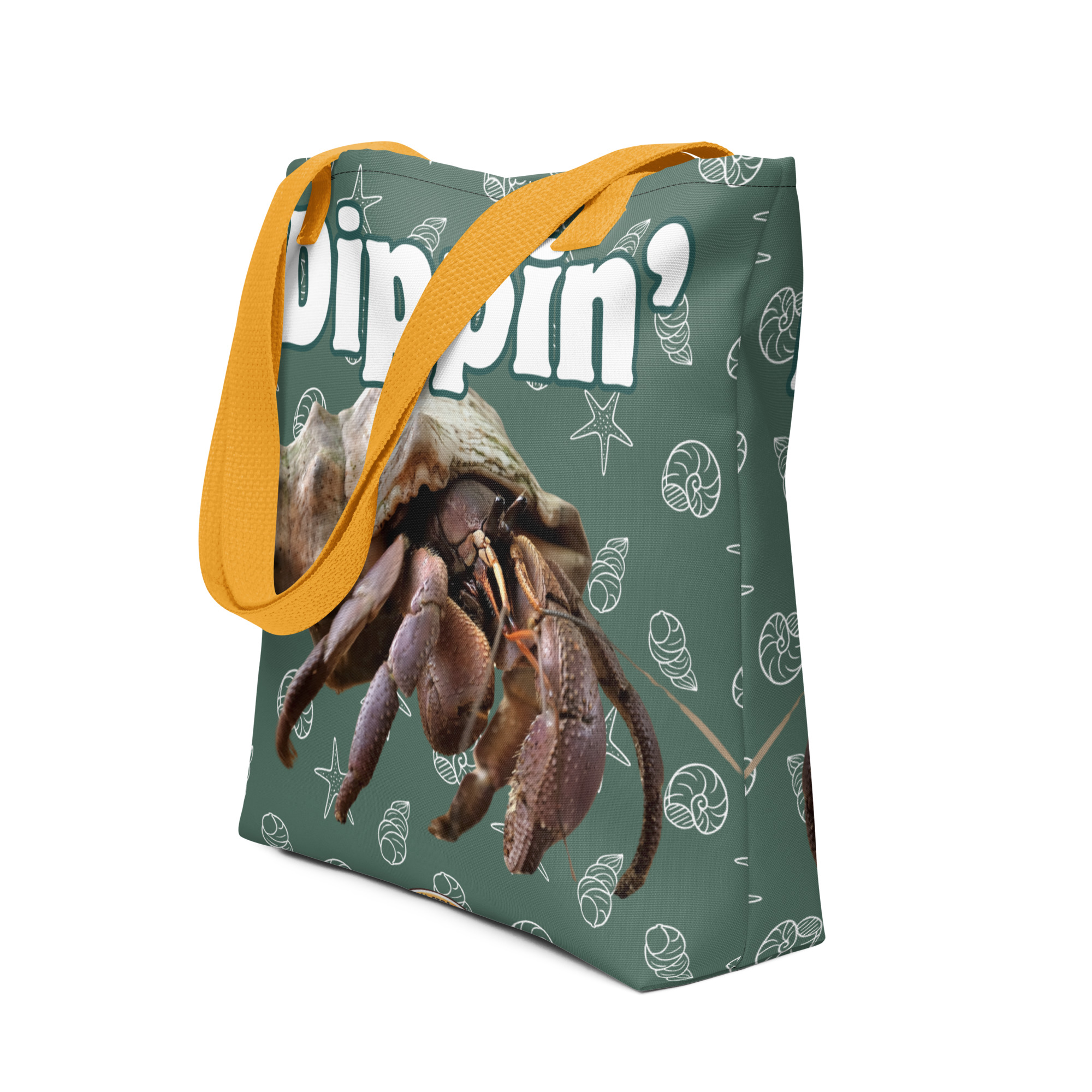 Dippin' Hermit Crab Small Tote bag - Image 3