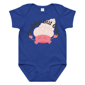 Crabby but Cute Baby jersey bodysuit