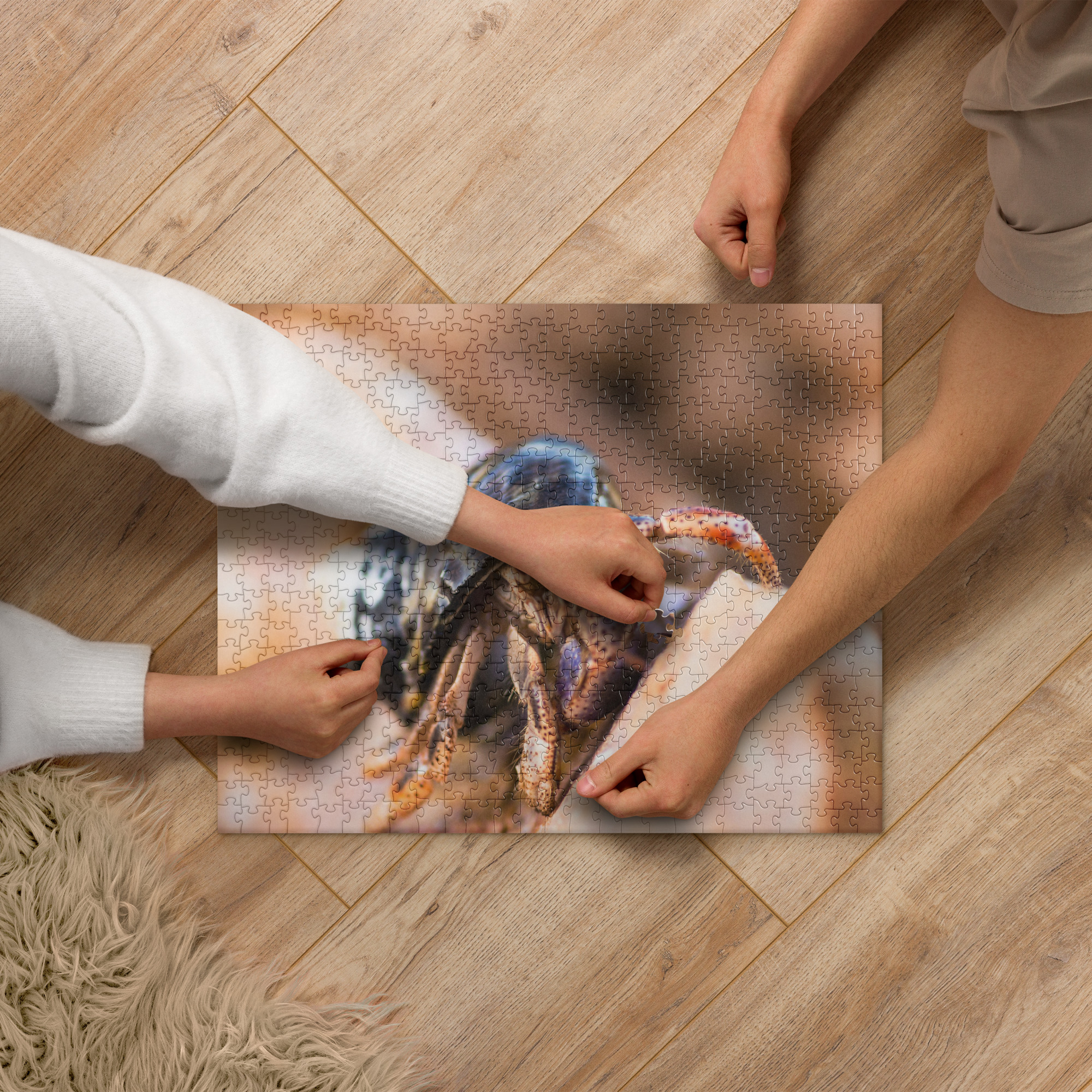 Hermit Crab brown Jigsaw puzzle