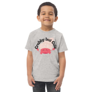 Crabby but Cute Toddler jersey t-shirt