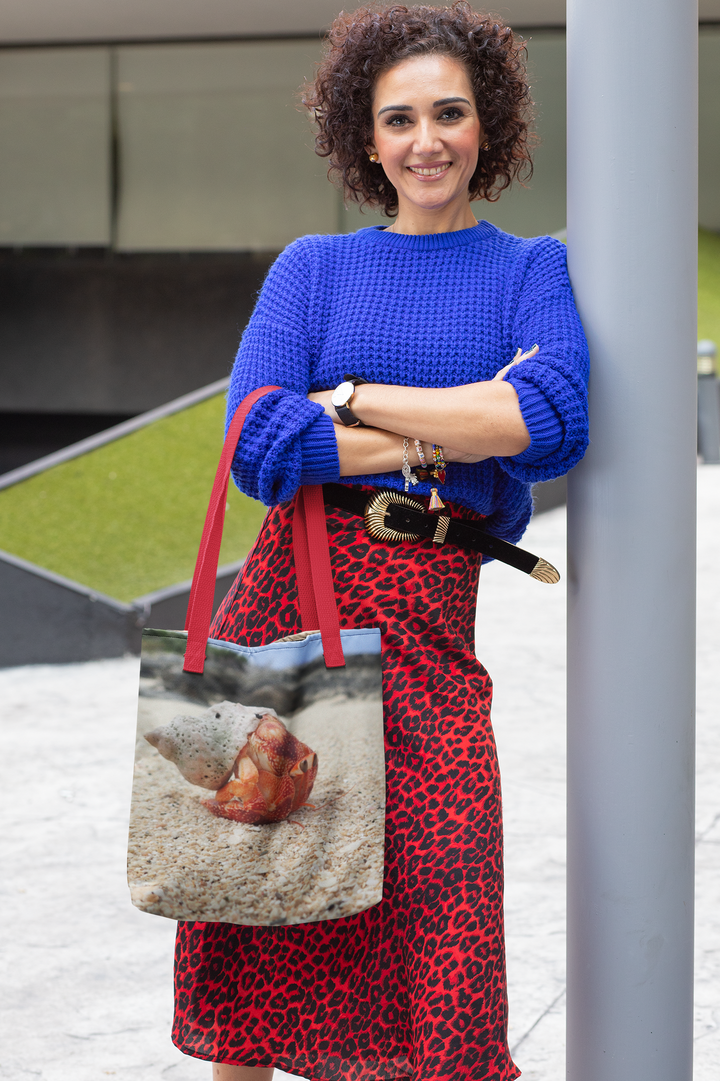 Strawberry Hermit Crab Tote bag
