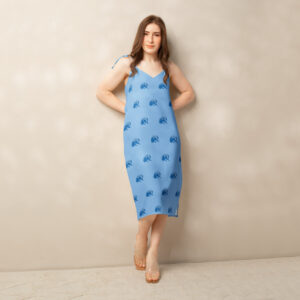 If you can read this you're too close - Tie-strap midi dress