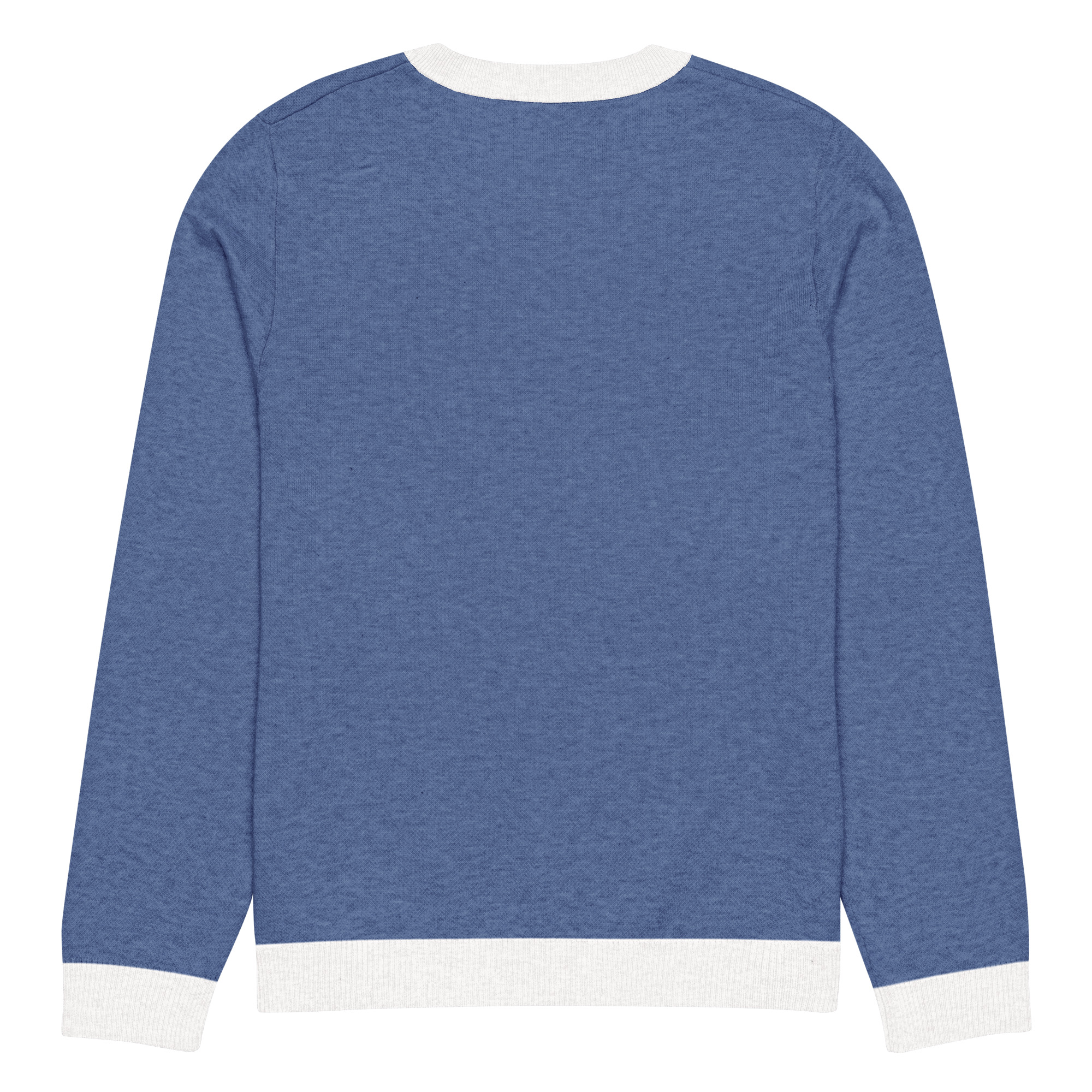 Snowflake Knitted crew neck sweater - Image 6