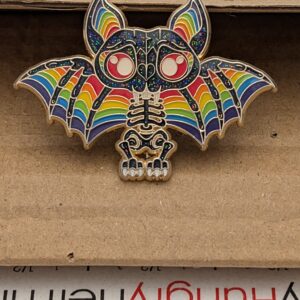 Rasputin Bat Enamel Pin by Javi Designs LE