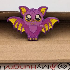 Fuzzy Bat Enamel Pin by Javi Designs LE