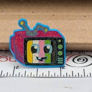 Tevo TV Enamel Pin by Javi Designs LE
