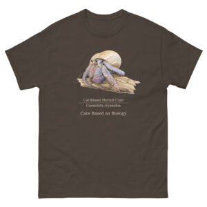 Care Based on Biology C clypeatus on a log Unisex classic tee