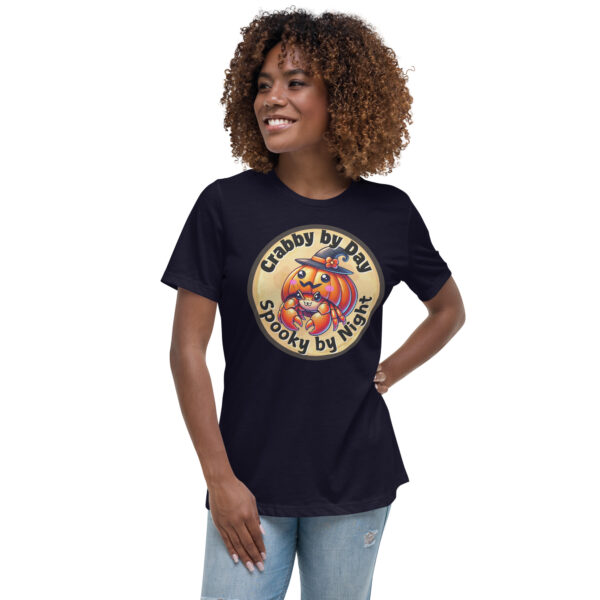 Crabby by Day Spooky by Night Women's Relaxed T-Shirt