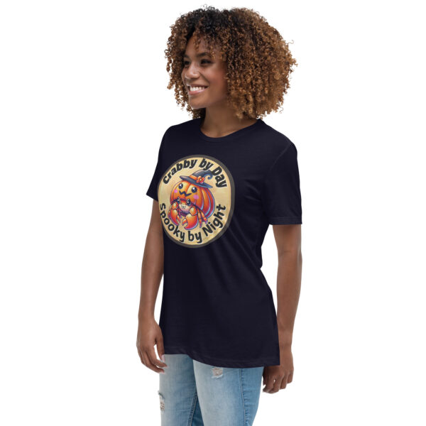 Crabby by Day Spooky by Night Women's Relaxed T-Shirt - Image 3