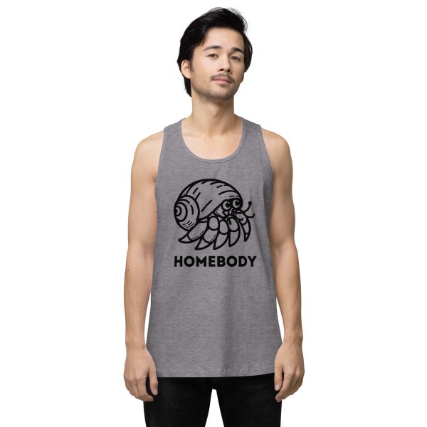 Homebody Hermit Crab Men’s premium tank top