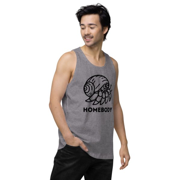 Homebody Hermit Crab Men’s premium tank top - Image 3