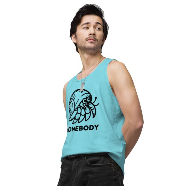 Homebody Hermit Crab Men’s premium tank top - Image 14