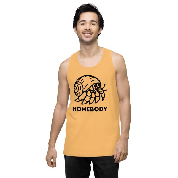 Homebody Hermit Crab Men’s premium tank top - Image 7