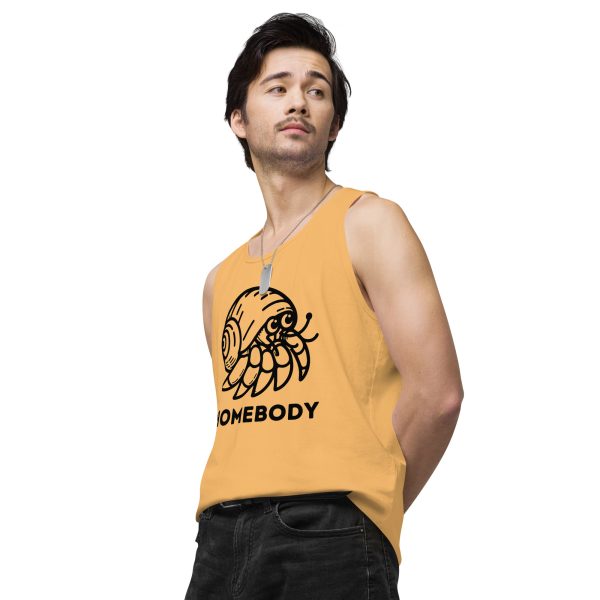 Homebody Hermit Crab Men’s premium tank top - Image 9