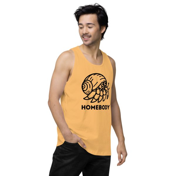 Homebody Hermit Crab Men’s premium tank top - Image 8