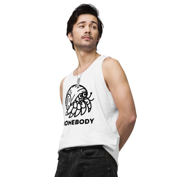 Homebody Hermit Crab Men’s premium tank top - Image 24