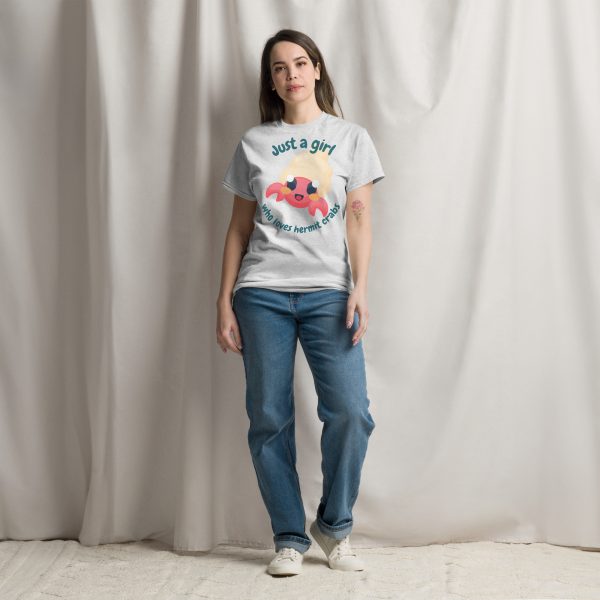 Just a Girl Who Loves Hermit Crabs Unisex classic tee - Image 3