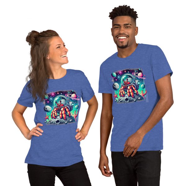 Hermit Crab in Space Fantasy Scene Unisex t-shirt - Image 3